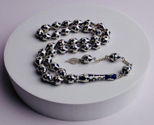 سبح قفص فضة 33 10 ملم