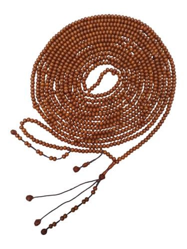 سبحة بلاستك ابو 1000 حبة لون بني