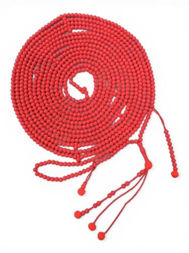 سبحة بلاستك ابو 1000 لون احمر