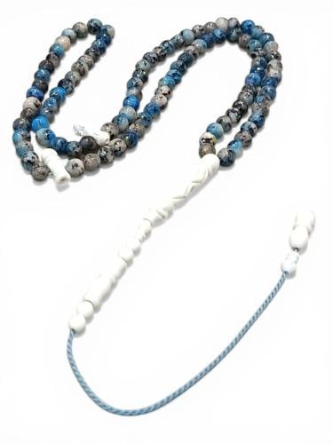 سبحة كوارتز مشجر مع امام عظم 99 حبة