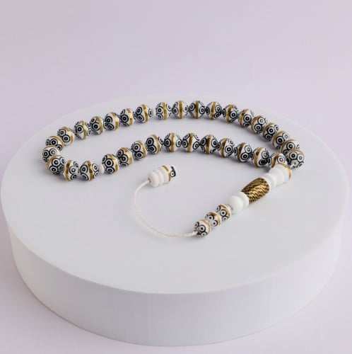 سبحة خام مطعم سكروم دبل 33 حبة 10ملم