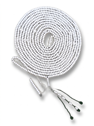 سبحة بلاستك ابو 1000 حبة لون ابيض