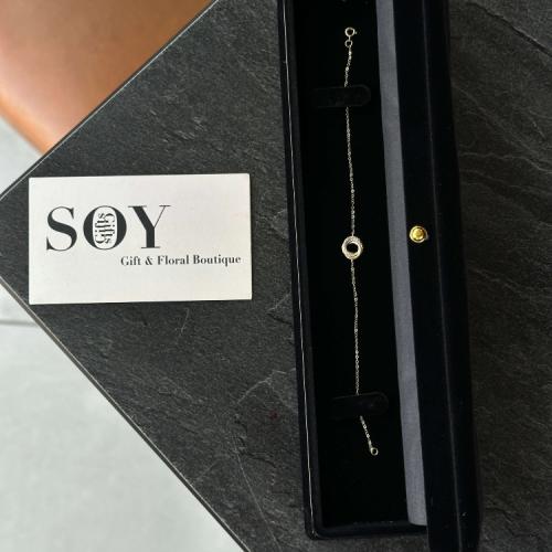 اسوارة ذهب بتصميم دائري فاخر || هدايا جدة SOY Gift...