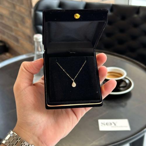سلسال ذهب بتصميم قطرة ندى || هدايا جدة SOY Gifts