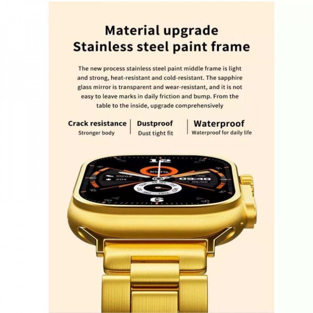 ساعة الترا الذكية الذهبية الاصلي