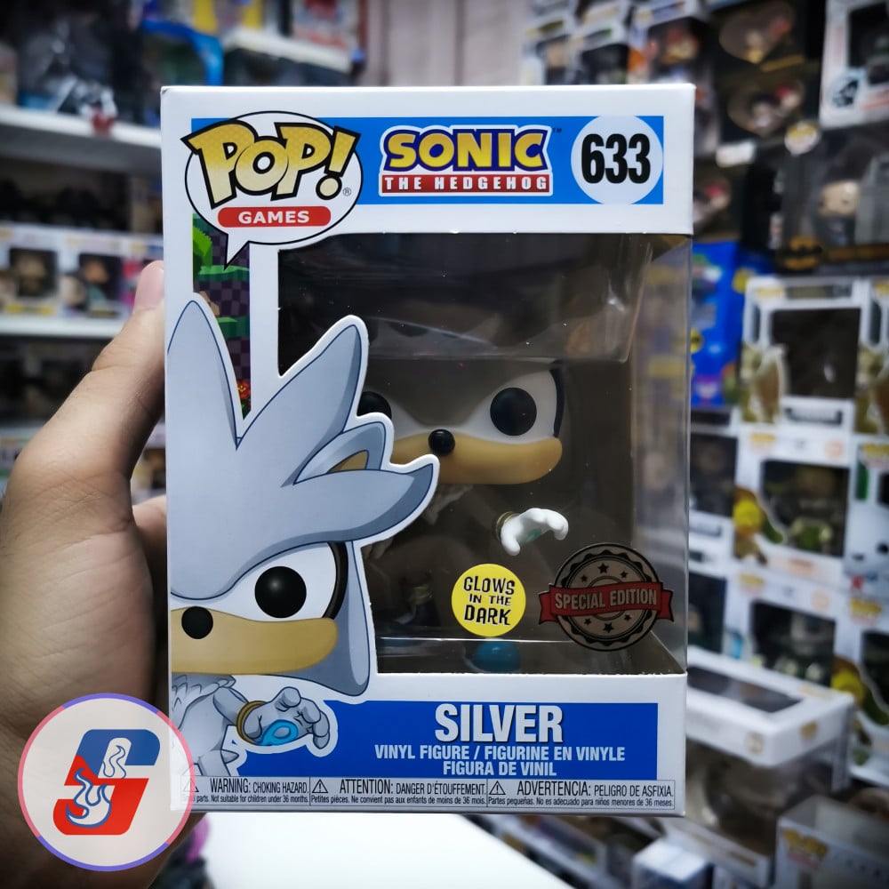 Funko POP! Games: Sonic The Hedgehog - Silver Glow In The Dark Exclusive