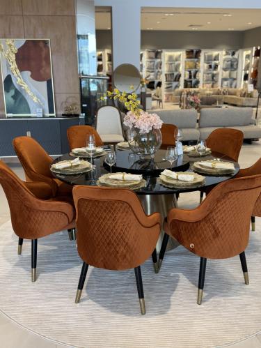 سفرة طعام UDI-1034-(8 كراسي1043 -orange )