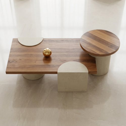 طقم طاولات قهوة T-000119