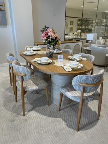 UDI-1048-T200طاولة+6كراسي