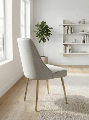 كرسي مفرد UDI-1018-بيج مرقط