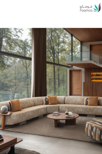 طقم كنب متصل  زاوية UBI- 597