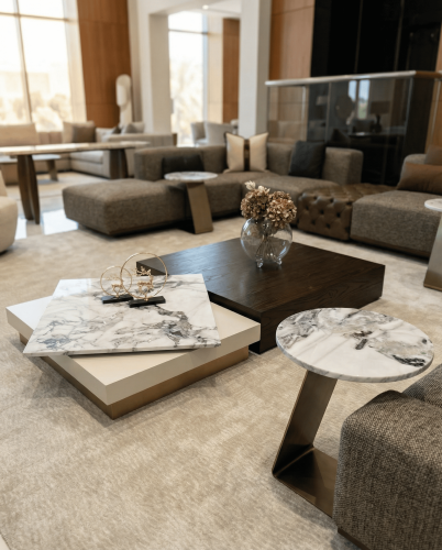 طقم طاولات قهوةT-000104