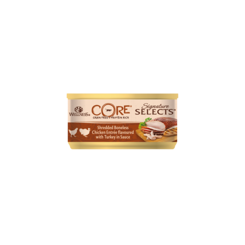 Wellness Shredded Chicken and Turkey Canned Food