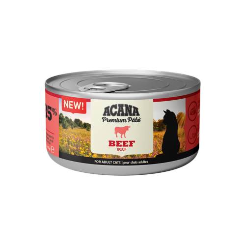 معلبات باتيه اللحم البقري من شركة Acana