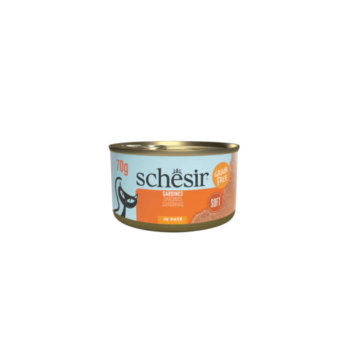 معلبات باتيه ساردين للقطط من شركة Schesir