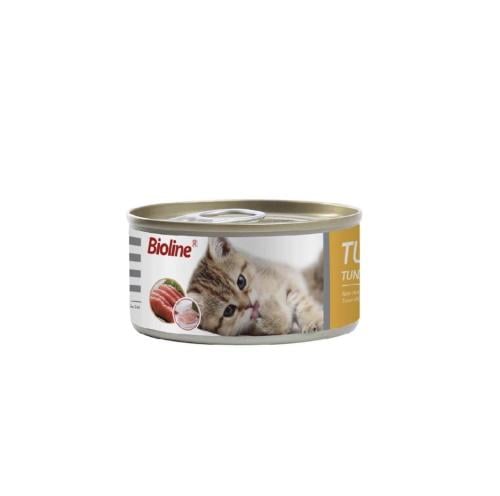 معلبات باتيه بالدجاج والتونا من شركة Bioline