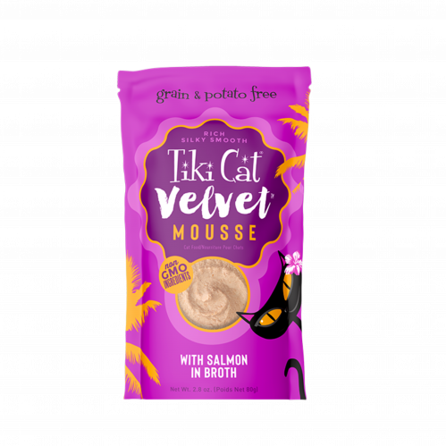 Tiki Cat Velvet Mousse Salmon Gravy Treats