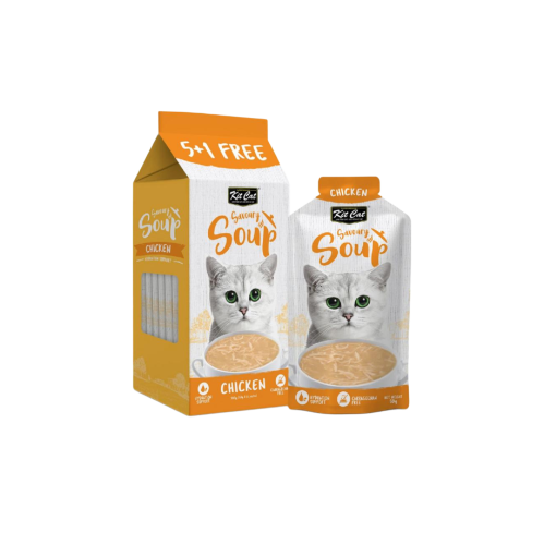 اظرف حساء بنكهه الدجاج (50x6مل) من شركه Kitcat