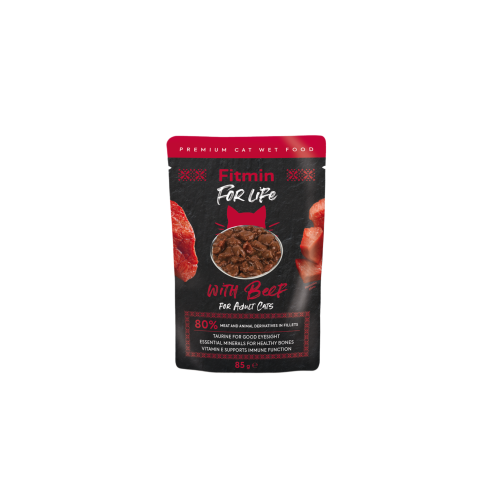 Fitmin Beef Cat Food for Adult Cats