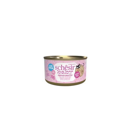 Schesir Canned Chicken & Liver Kitten Food