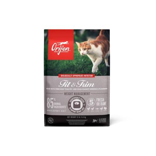 طعام جاف فيت اند تريم بالدجاج والديك الرومي الطازجة 1.8 كيلو من شركة Orijen