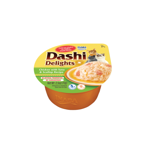 اكواب الدجاج مع التونا والمحار من شركة INABA