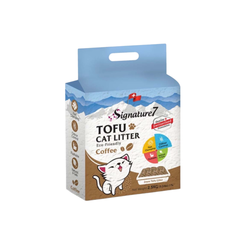 رمل التوفو برائحة القهوة من شركة Signature7