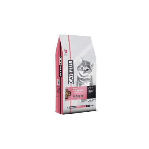 طعام جاف للقطط الصغيرة بالدجاج والانشوفه من شركة Cat plus