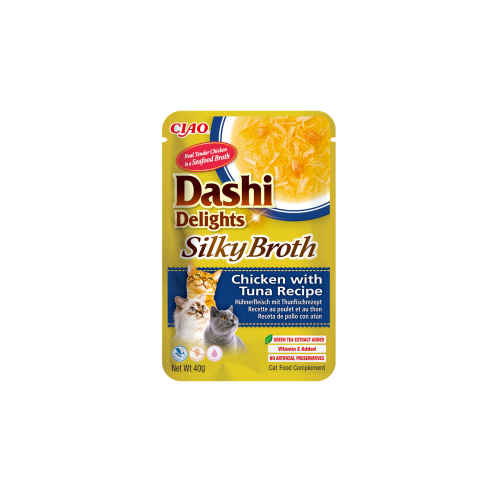 The most delicious chicken and tuna soup from INABA