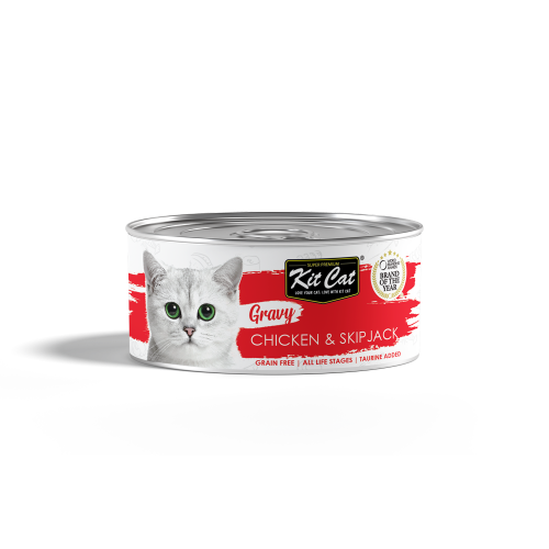 KitCat Canned Chicken & Fish in Gravy
