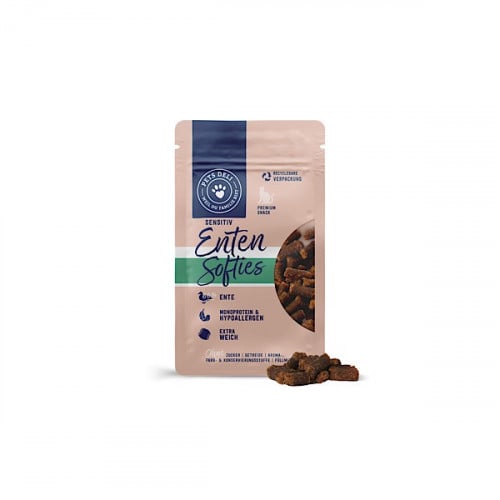 مكافات لحم البط من شركة Pets Deli