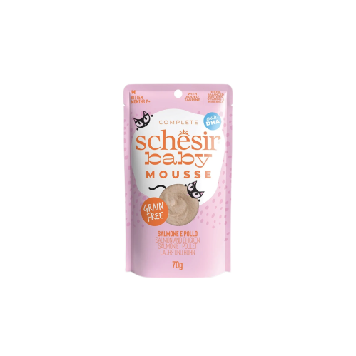 Schesir Salmon Mousse Kitten Treats