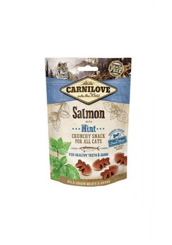 مكافات سلمون مع نعناع من شركة Carnilove