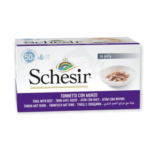 Schesir Canned Tuna with Beef in Jelly