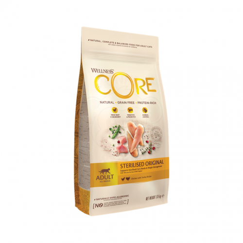 Wellness Dry Food for Sterilized Cats with Chicken