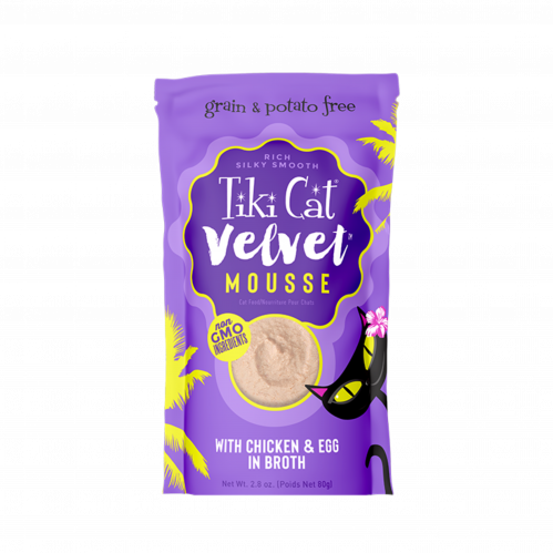 Tiki Cat Chicken & Egg Gravy Velvet Mousse Treats
