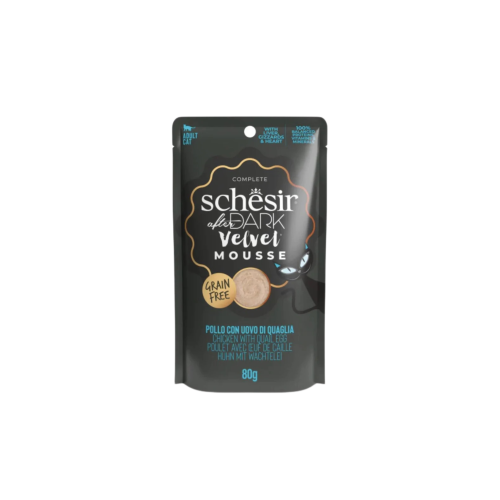اظرف موس افتر دارك الدجاج و بيض السمان للقطط من شركة Schesir