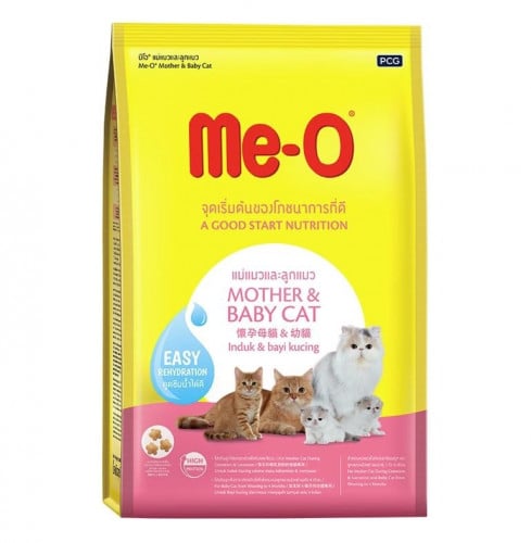 طعام جاف للأم والكيتين سهل الامتصاص من شركة Me-o
