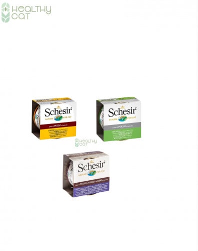 كرتون معلبات الدجاج المتنوعة من شركة Schesir