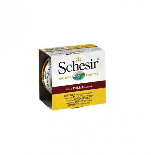Schesir Canned Chicken & Rice 3% Natural Meal in Jelly