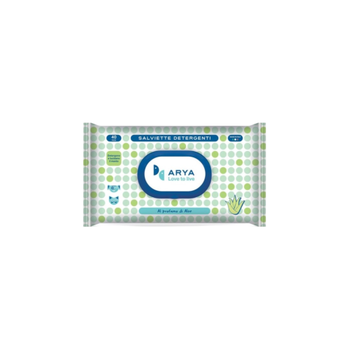 Arya Natural Aloe Vera Wipes 40 Wipes