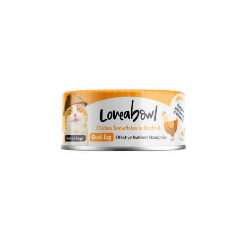 معلبات الدجاج مع بيض السمان بالمرق من شركة LoveaBowl