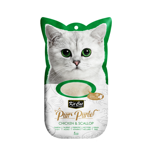 مكافأة سائلة بالدجاج مع المحار من شركة KitCat