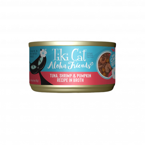 Tiki Cat Aloha Friends Tuna & Shrimp with Pumpkin in Gravy