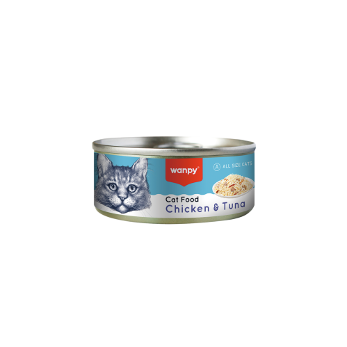 معلبات الدجاج والتونا من شركة Wanpy