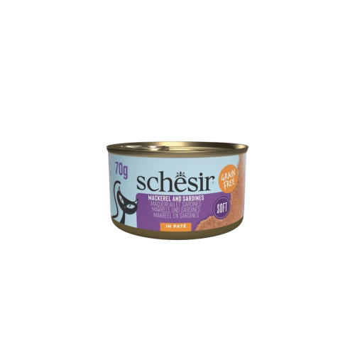 Schesir Macaroni and Sardine Pate Canned Cat Food