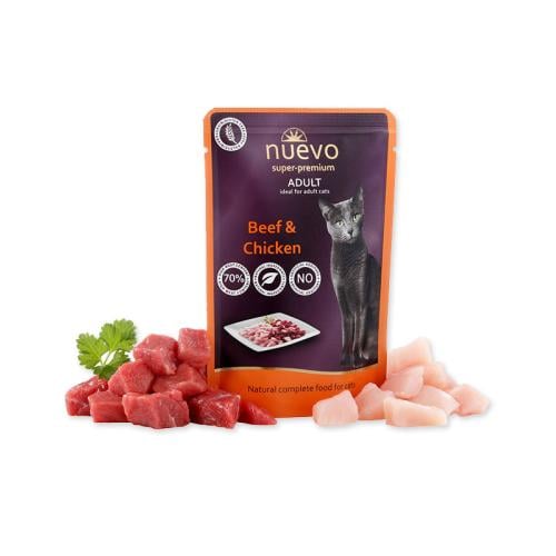 Nuevo meat and chicken sachets
