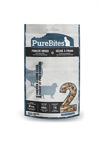 PureBites Lamb Liver & Chicken Breast Treat for Cats 28g