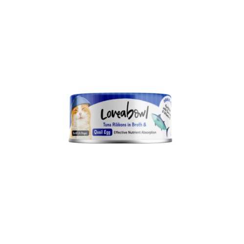 معلبات التونا مع بيض السمان بالمرق من شركة LoveaBowl