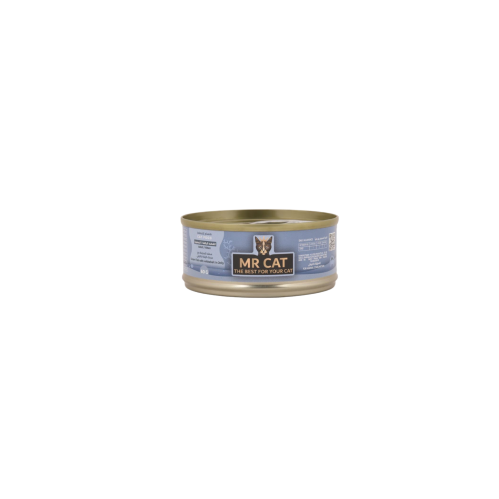 Carton (24x80g) Canned Ocean Fish with Sprat in Jelly from Mr Cat